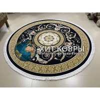 Турецкий ковер Elexus Olimpos 009 Синий-бежевый круг
